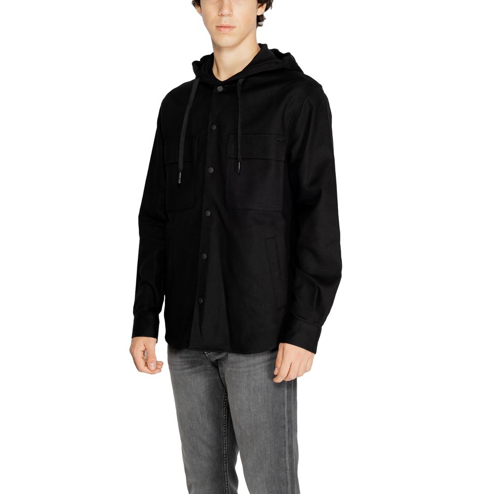 Antony Morato Black Cotton Shirt for Elevated Style