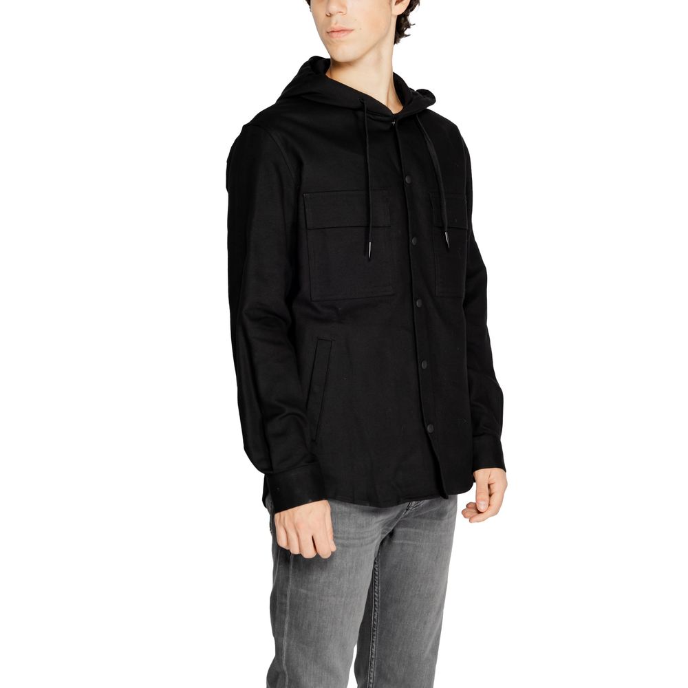 Antony Morato Black Cotton Shirt for Elevated Style