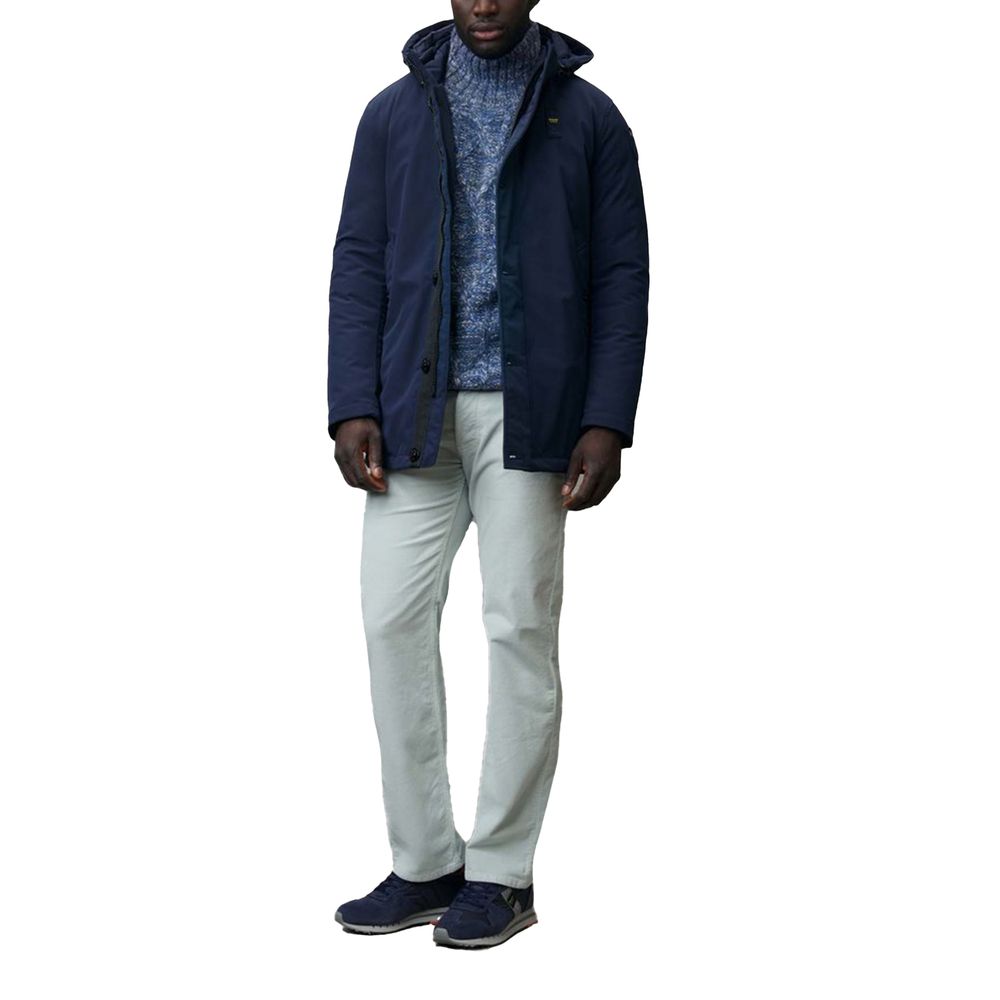Blauer Blue Polyethylene Jacket for Elevated Style