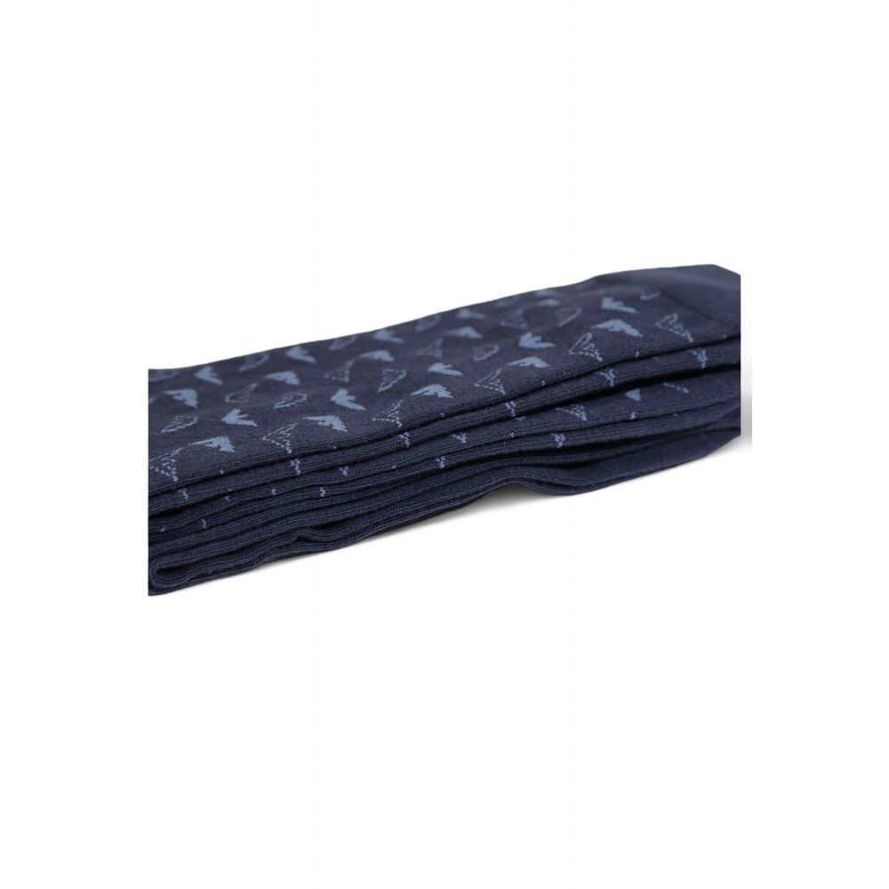 Emporio Armani Blue Cotton Sock - Luxury Comfort