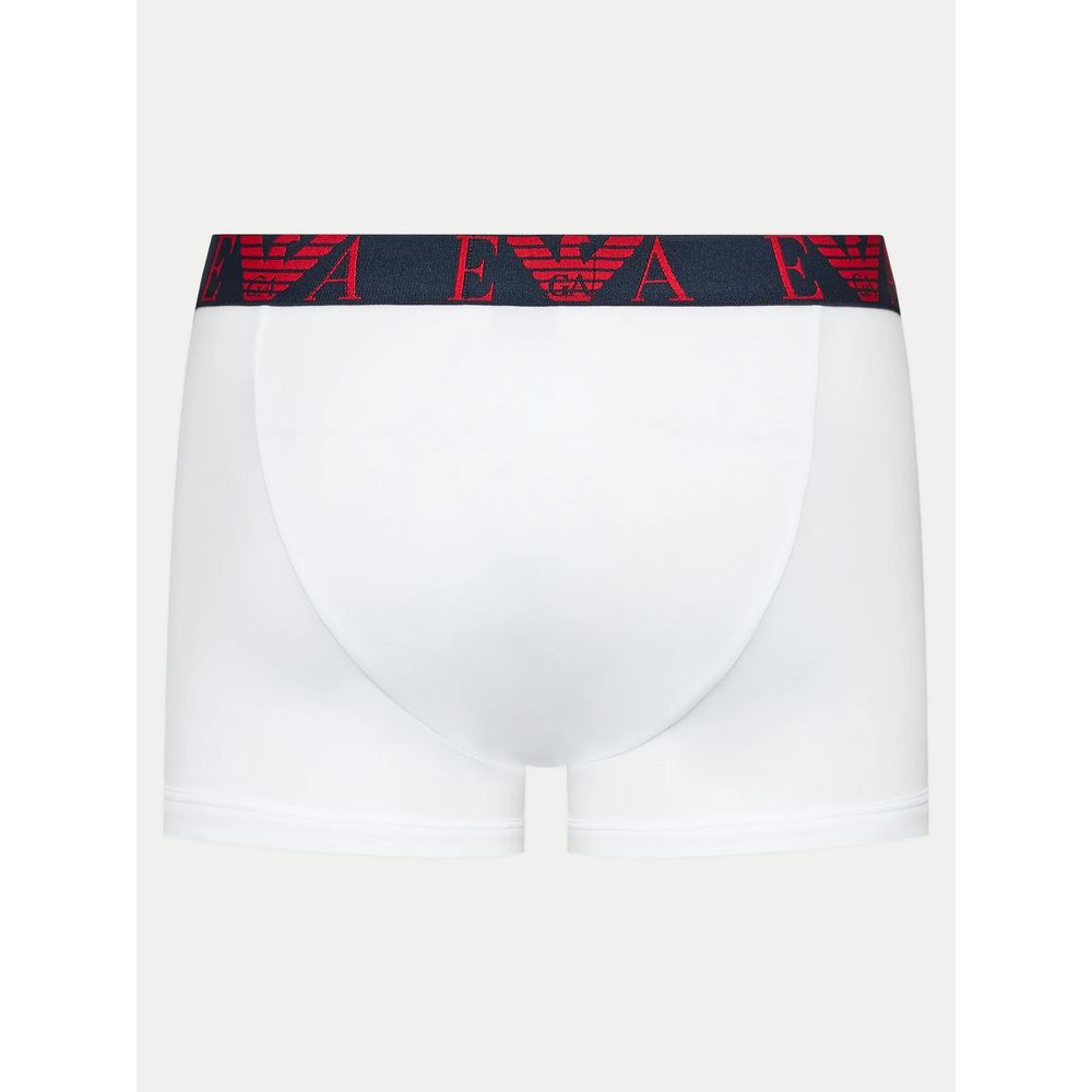 Emporio Armani Red Cotton Underwear Luxury Trunks