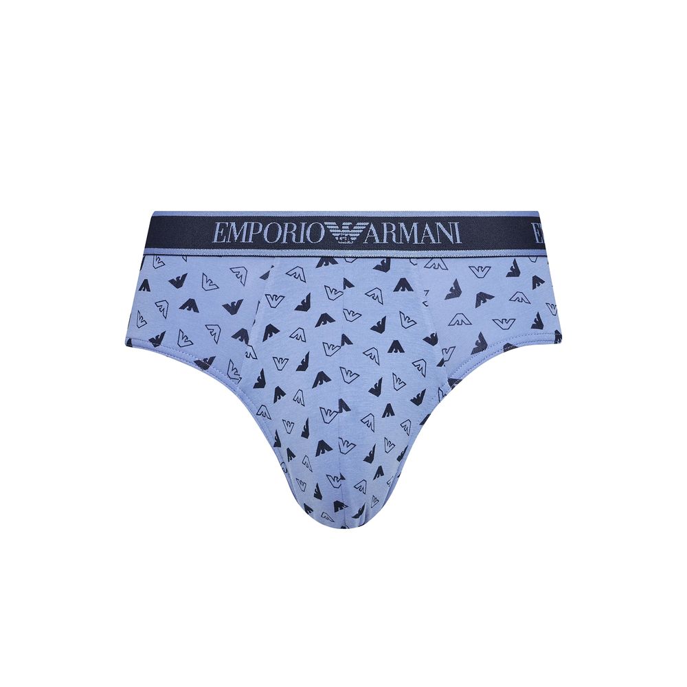 Emporio Armani Blue Cotton Underwear Luxury Set