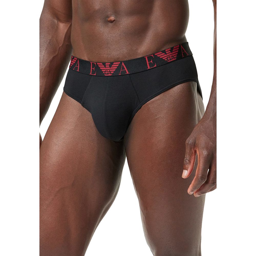 Emporio Armani Red Cotton Underwear Essentials Collection