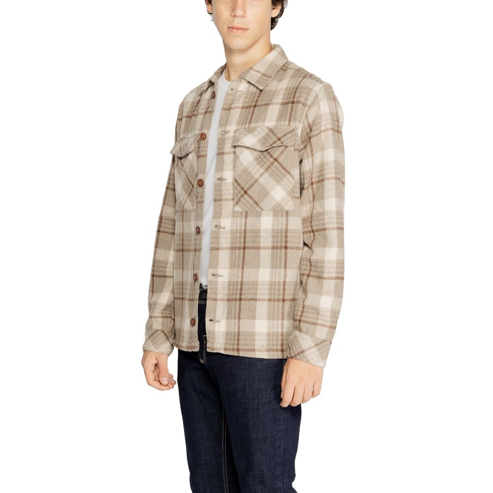 Hamaki-Ho Beige Cotton Shirt - Timeless Elegance Redefined