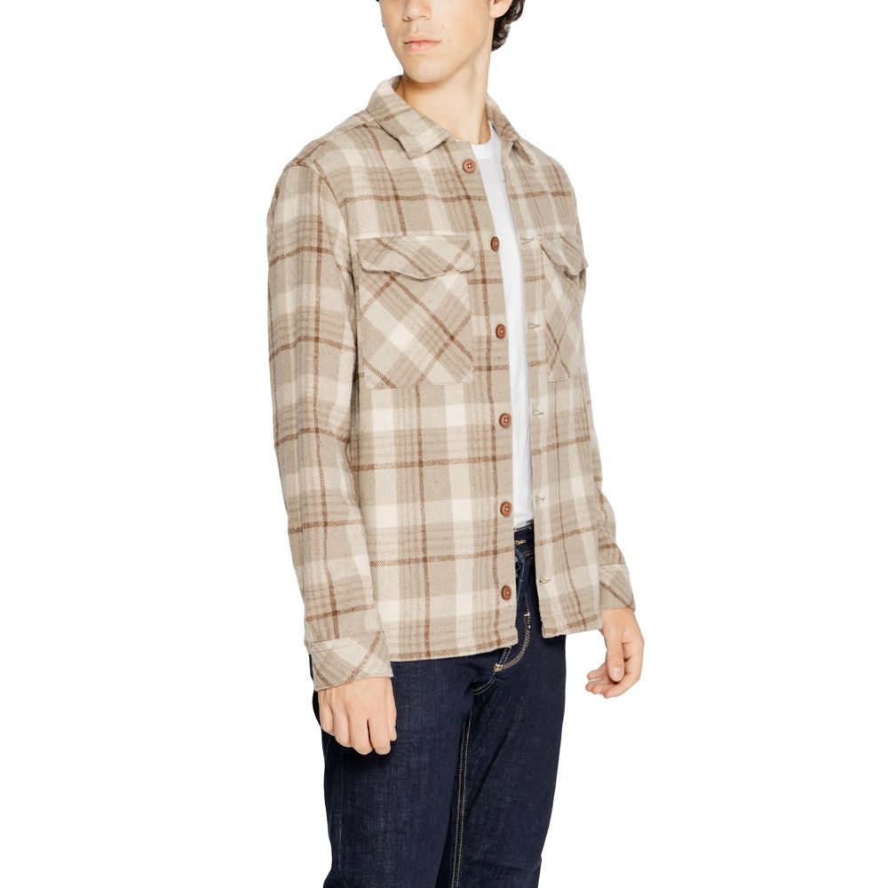 Hamaki-Ho Beige Cotton Shirt - Timeless Elegance Redefined