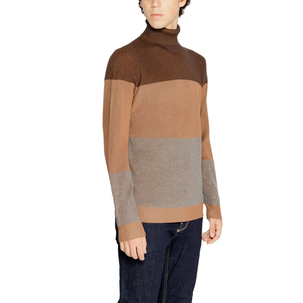 Hamaki-Ho Brown Viscose Sweater for Elevated Elegance
