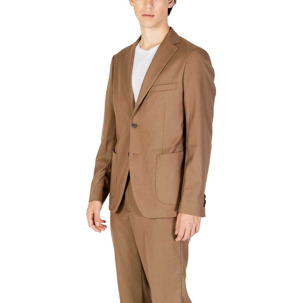 Hamaki-Ho Beige Wool Blazer - Timeless Elegance Redefined