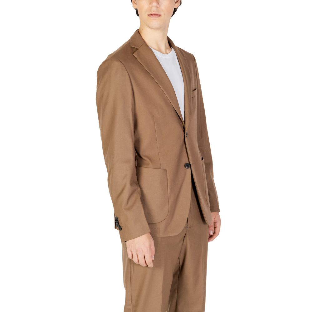 Hamaki-Ho Beige Wool Blazer - Timeless Elegance Redefined