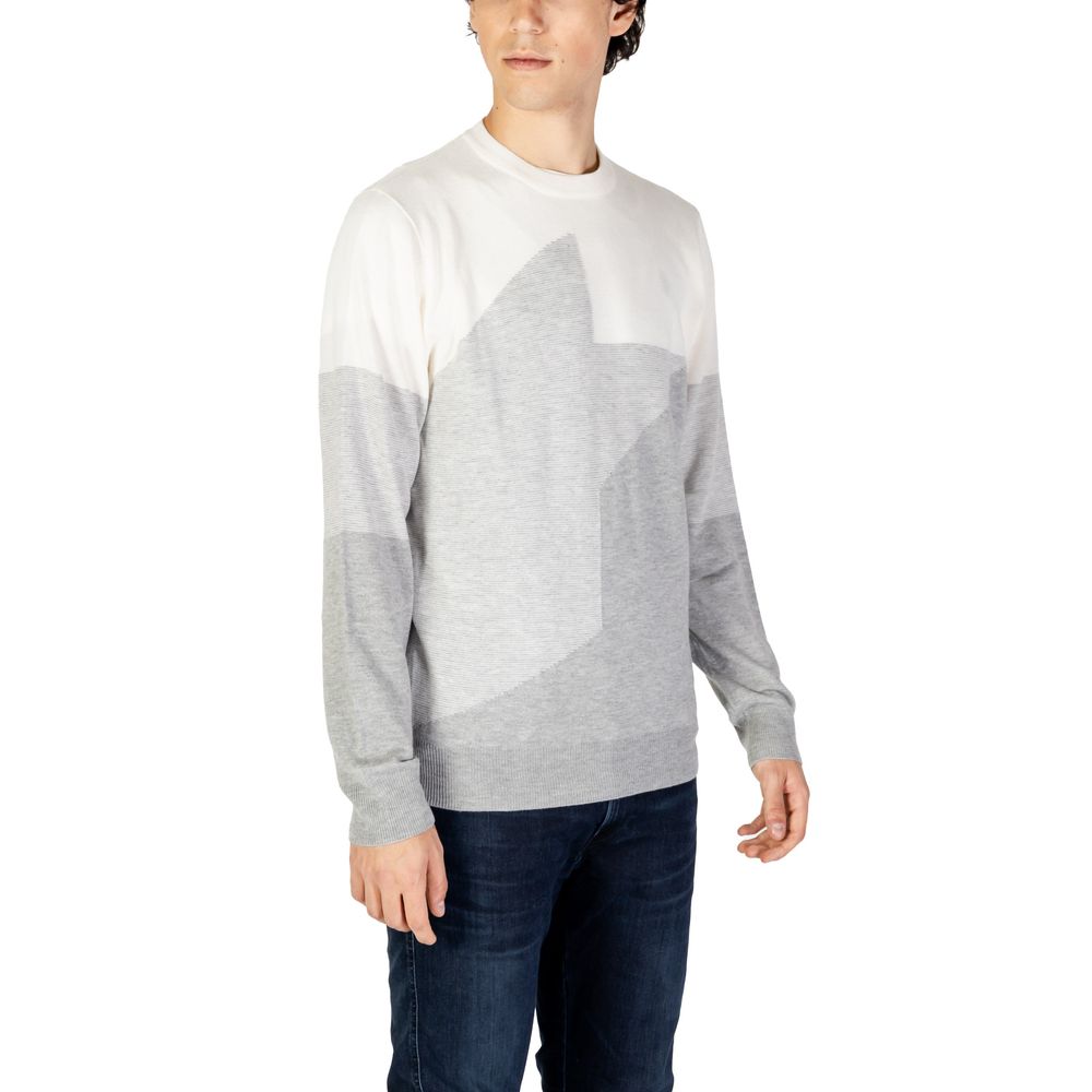 Antony Morato Cream Acrylic Sweater for Effortless Elegance