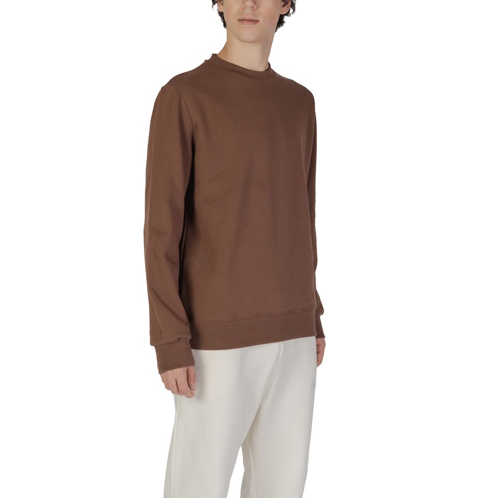 Underclub Brown Cotton Sweater for Elevated Everyday Style