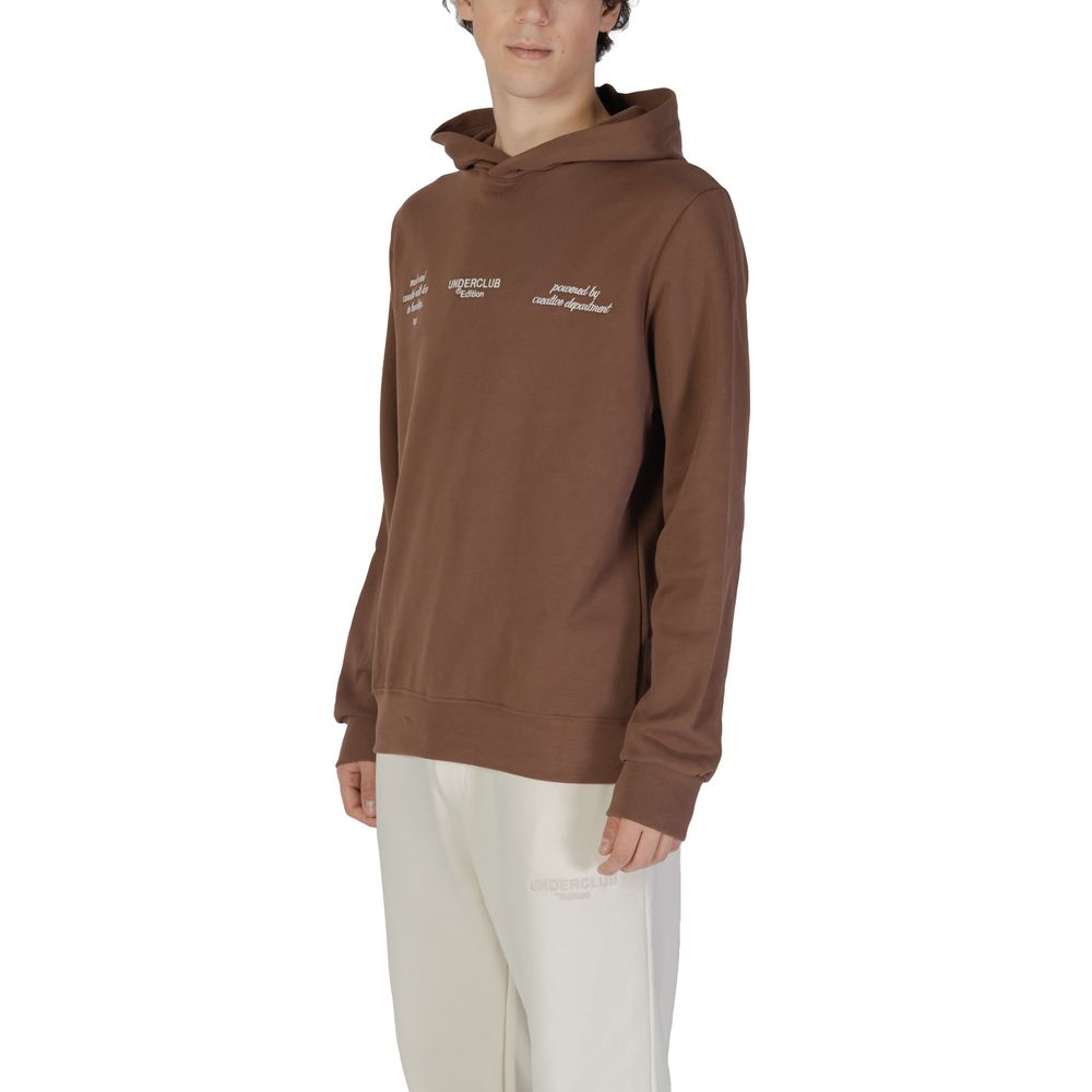 Underclub Brown Cotton Sweater - Timeless Elegance Redefined