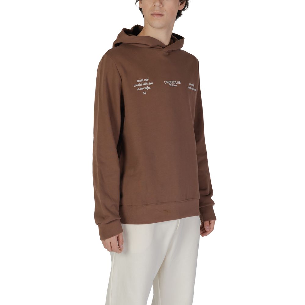 Underclub Brown Cotton Sweater - Timeless Elegance Redefined