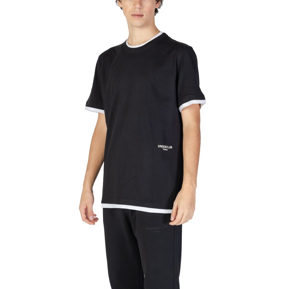 Underclub Black Cotton T-Shirt for Effortless Elegance