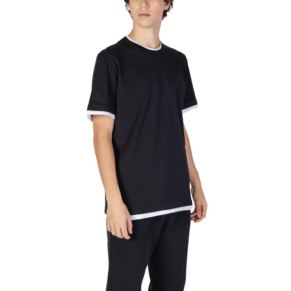 Underclub Black Cotton T-Shirt for Effortless Elegance
