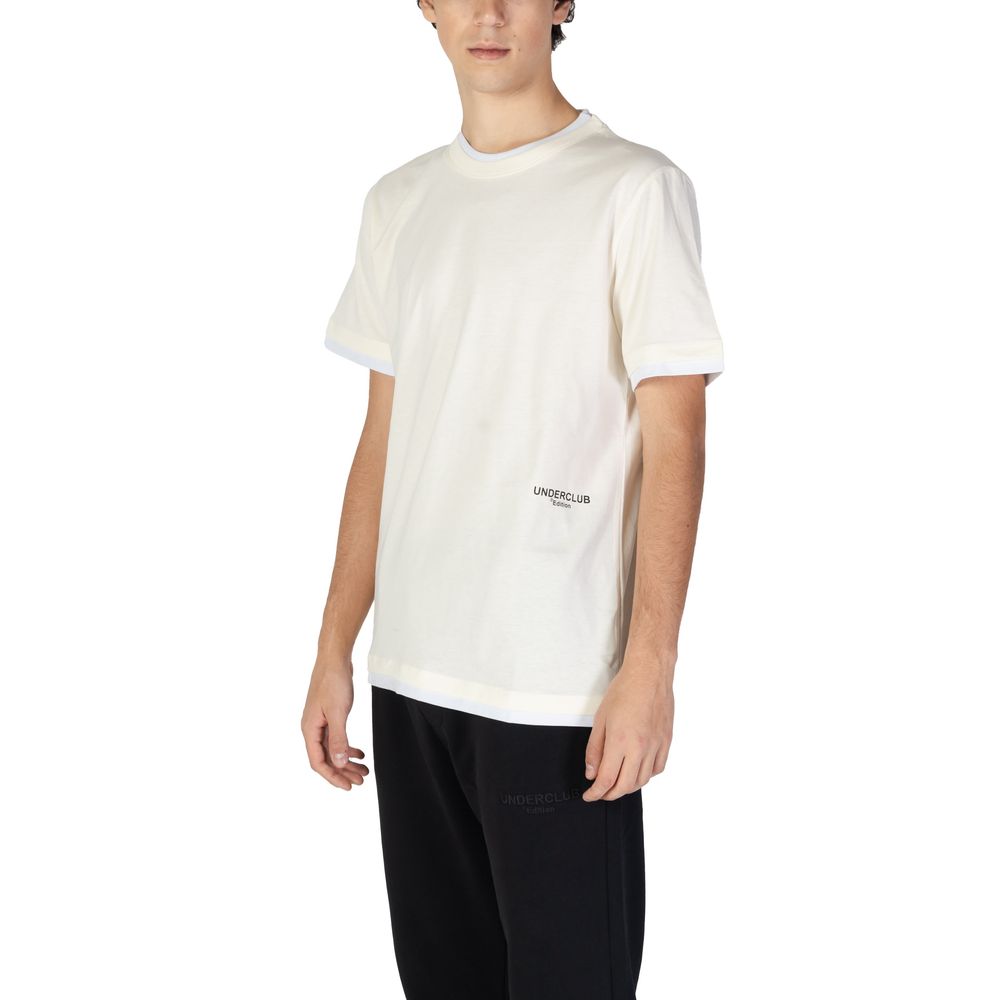 Underclub Cream Cotton T-Shirt for Elevated Everyday Style