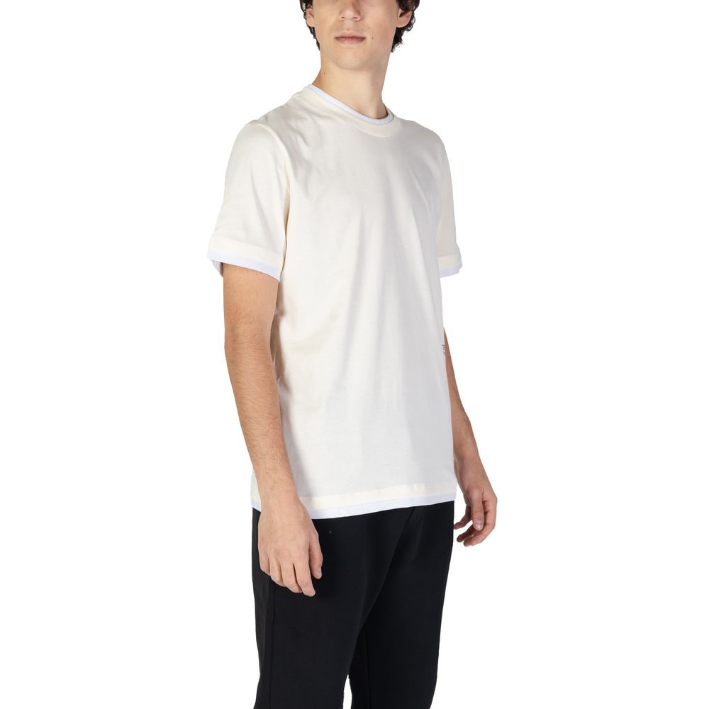 Underclub Cream Cotton T-Shirt for Elevated Everyday Style