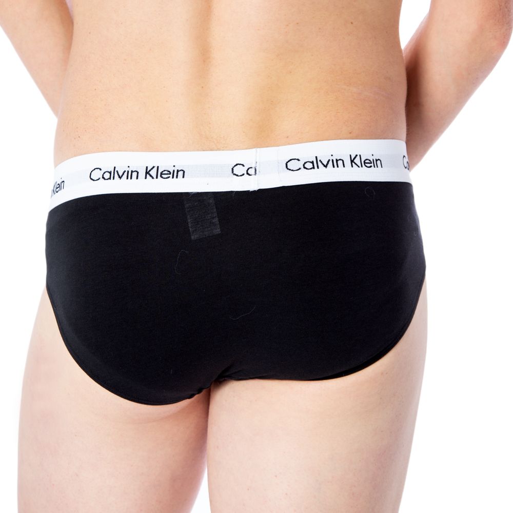 Calvin Klein Black Cotton Underwear Essentials 3-Pack