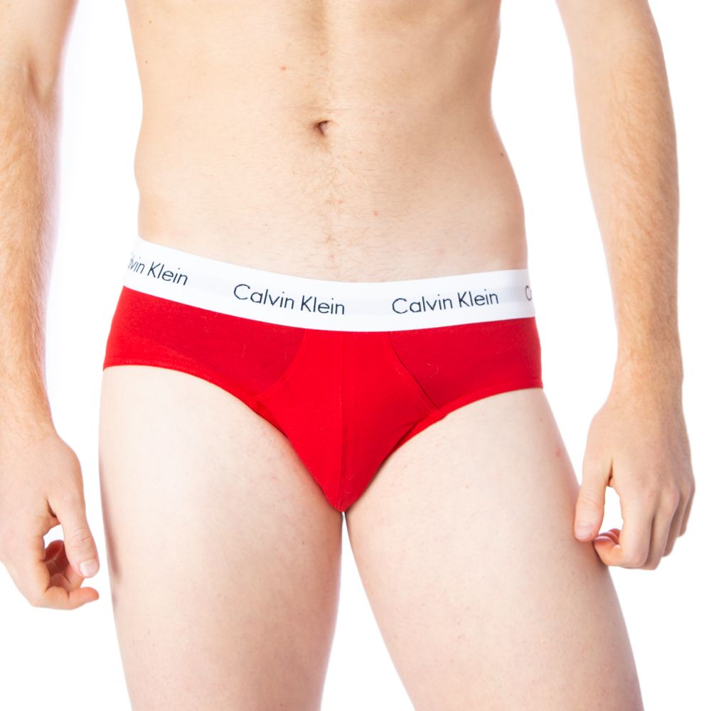 Calvin Klein Underwear Red Cotton Underwear Essentials