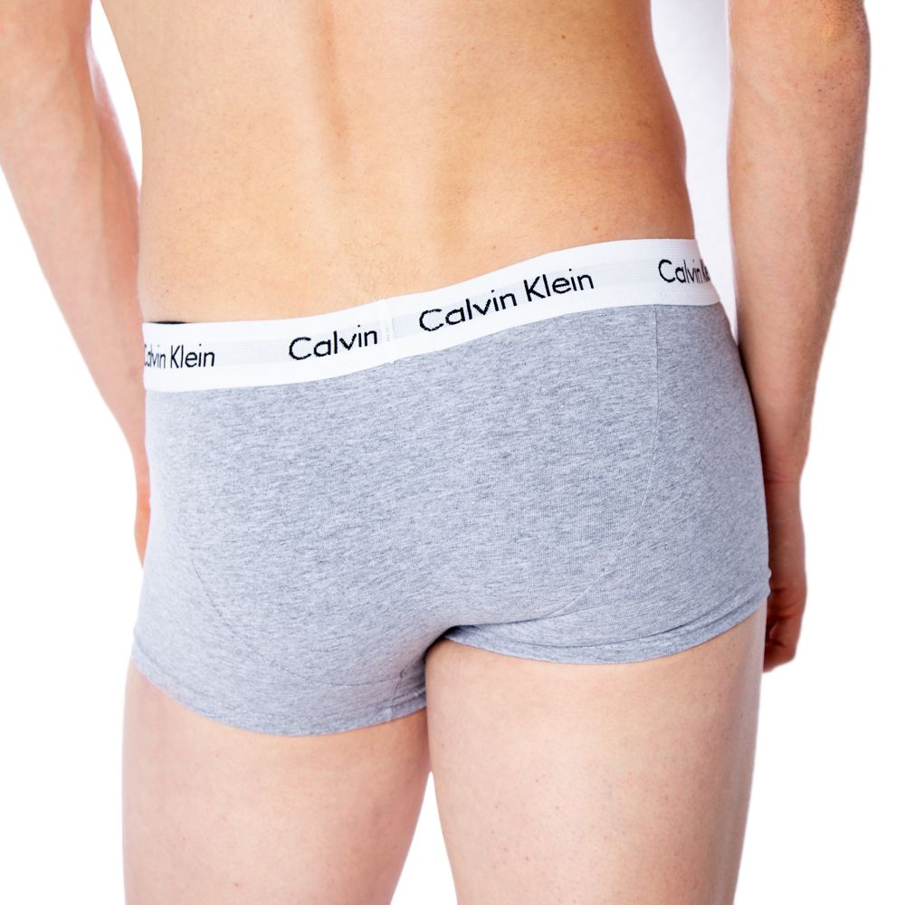 Calvin Klein Underwear Gray Cotton Underwear Essential Luxe