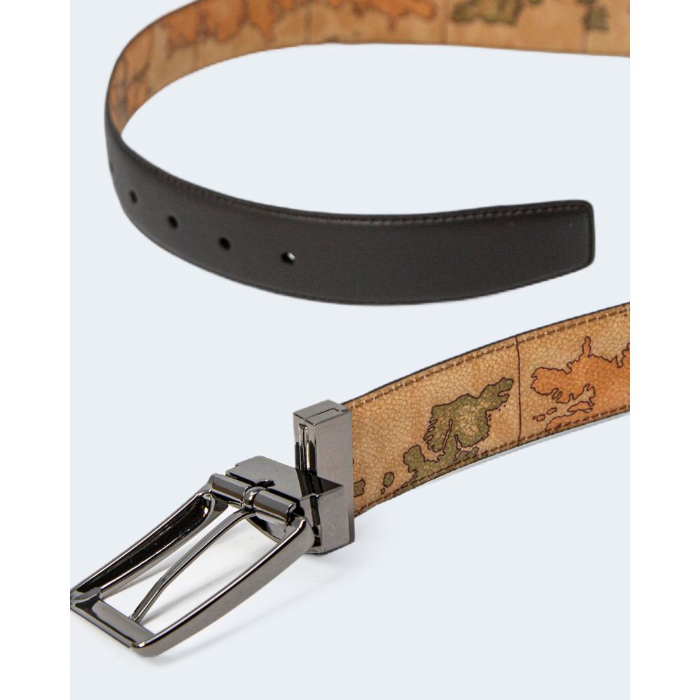 Alviero Martini Prima Classe Brown Leather Belt for Elegance