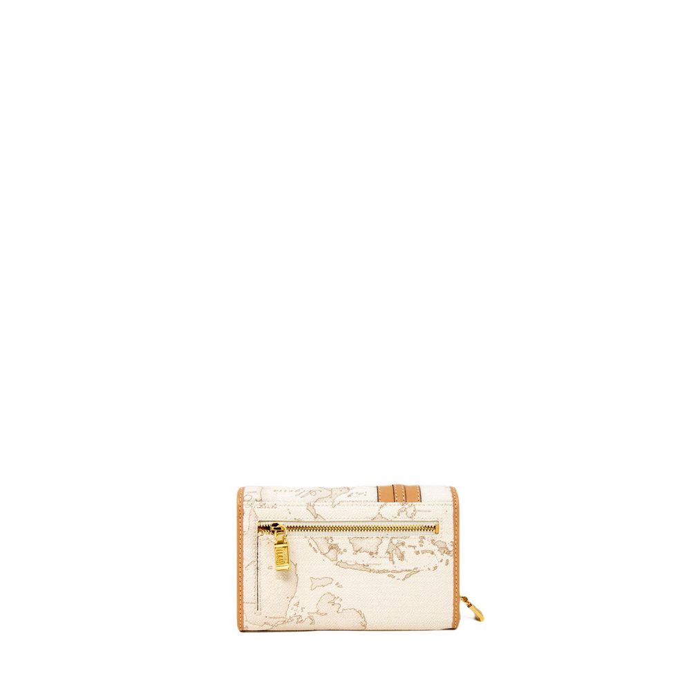 Alviero Martini White Leather Wallet Elegance
