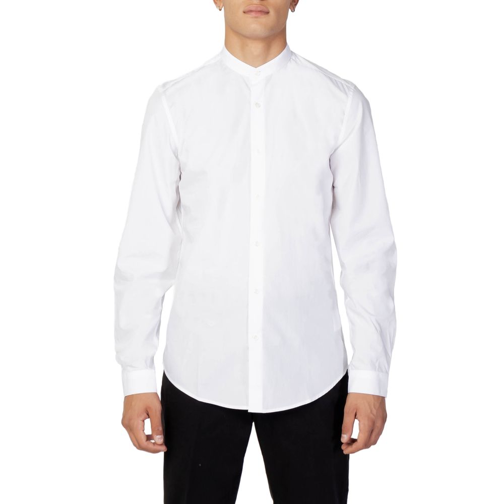 Antony Morato White Cotton Shirt for Elevated Elegance