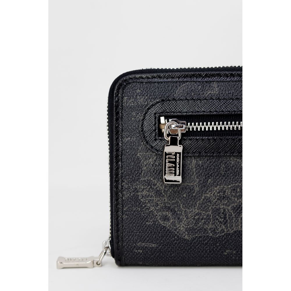 Alviero Martini Prima Classe Black Leather Wallet Elegance