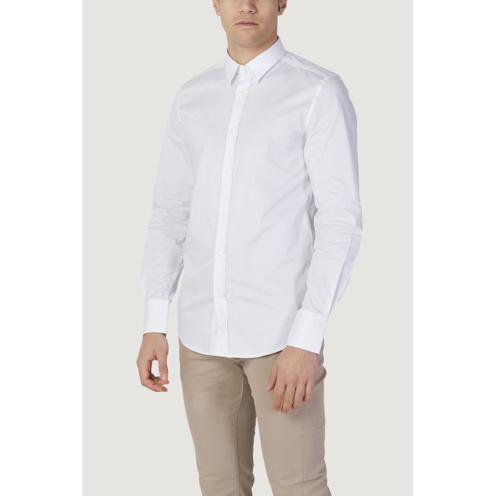 Antony Morato White Cotton Shirt For Timeless Elegance