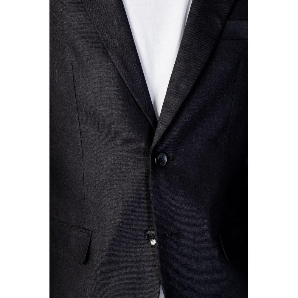 Antony Morato Black Linen Suit for Timeless Elegance and Style