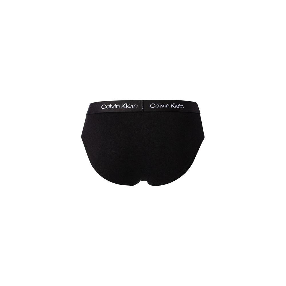 Calvin Klein Black Cotton Underwear Essentials