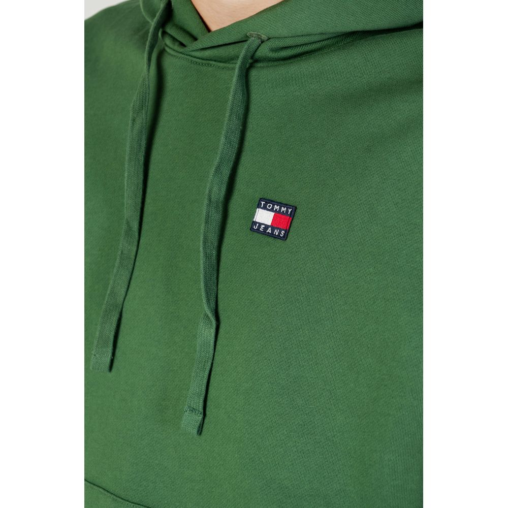 Tommy Hilfiger Green Cotton Sweater for Refined Style