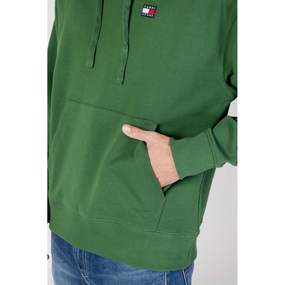 Tommy Hilfiger Green Cotton Sweater for Refined Style