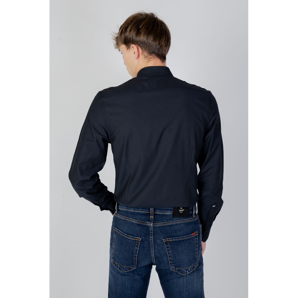 Antony Morato Blue Cotton Shirt for Effortless Elegance