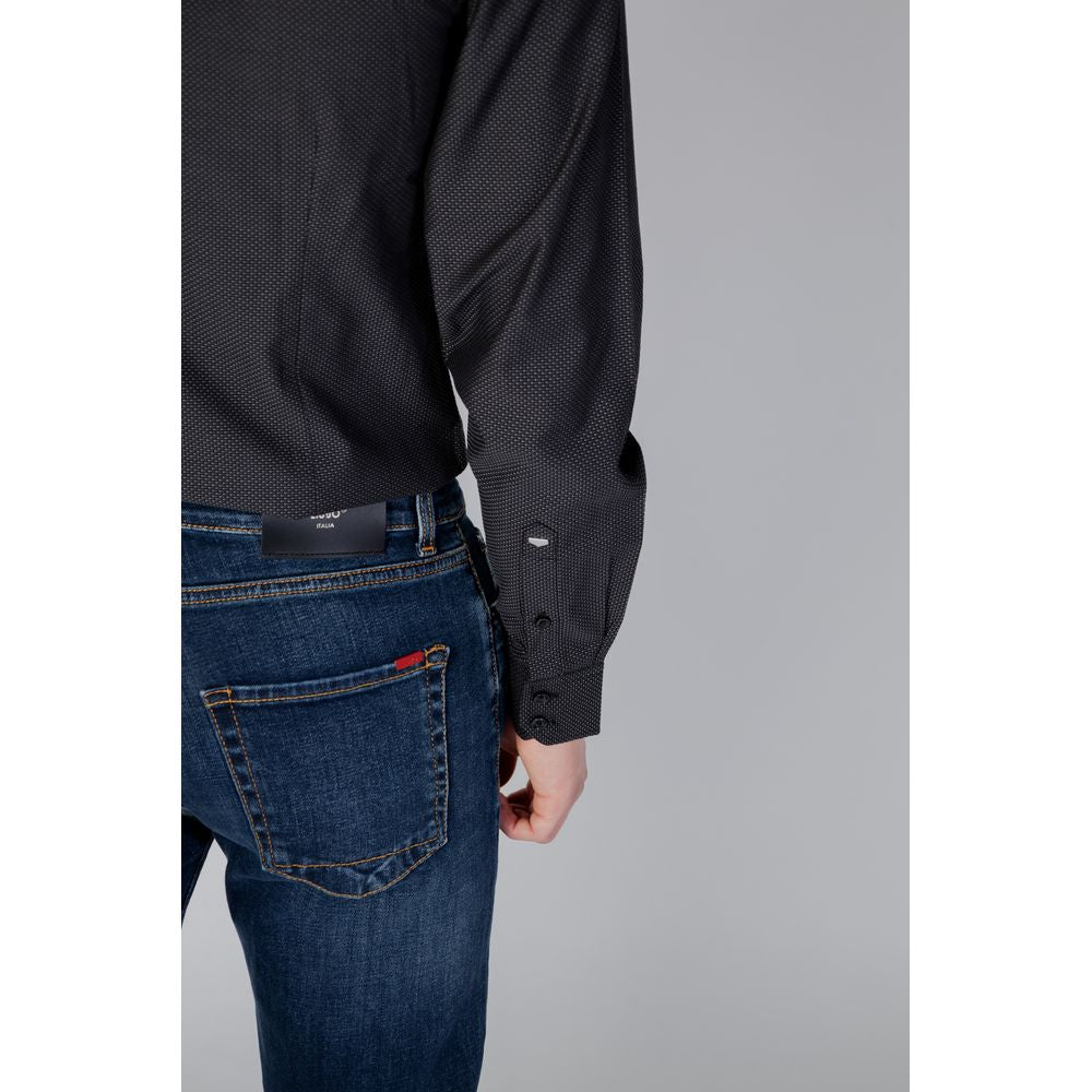 Antony Morato Gray Cotton Shirt for Elevated Style