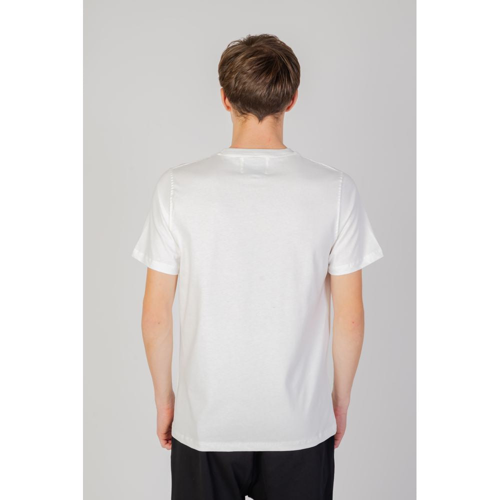 Underclub White Cotton T-Shirt for Elevated Everyday Style