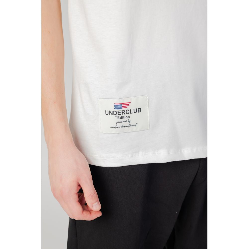 Underclub White Cotton T-Shirt for Elevated Everyday Style