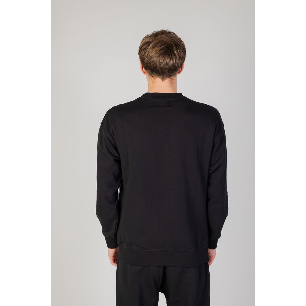 Underclub Black Cotton Sweater for Elevated Casual Style