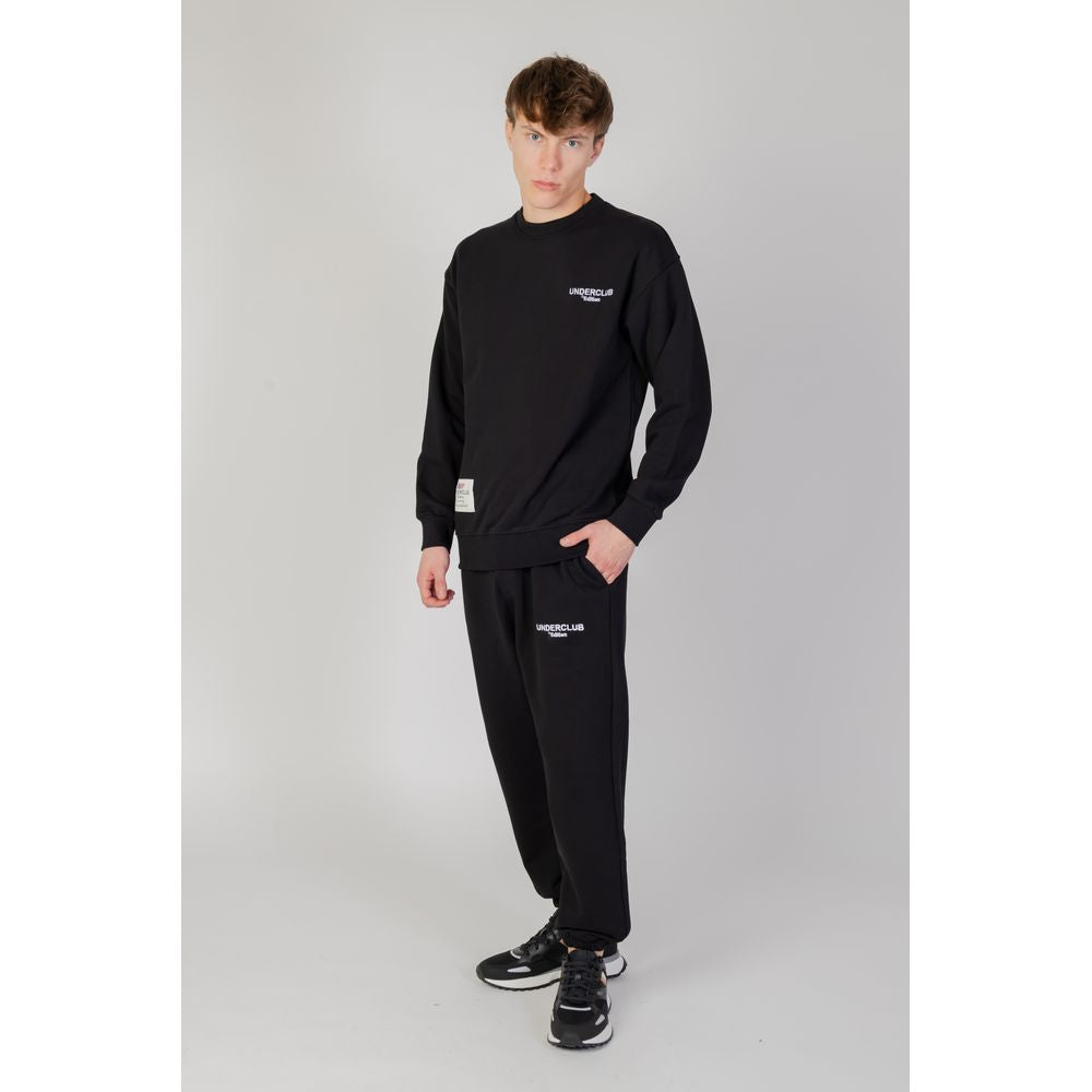 Underclub Black Cotton Sweater for Elevated Casual Style