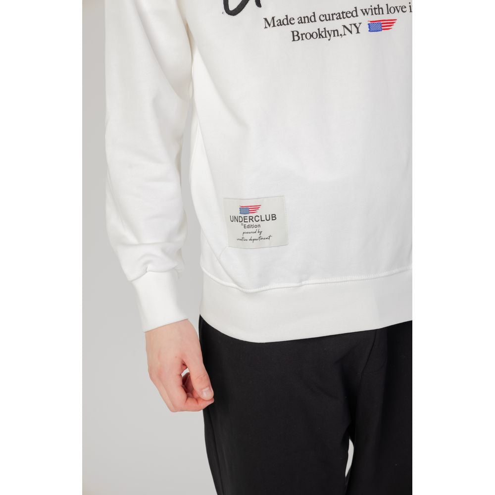 Underclub White Cotton Sweater for Effortless Elegance