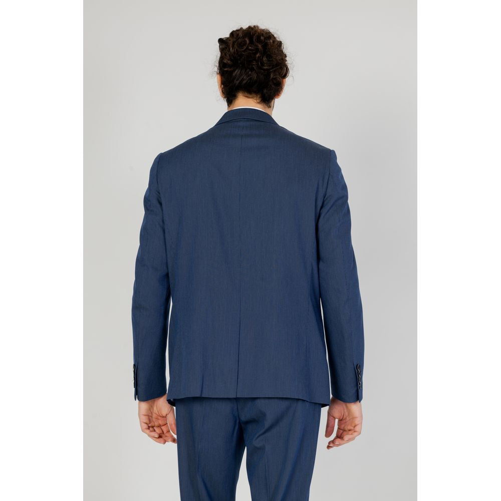 Antony Morato Blue Wool Suit of Distinctive Modern Elegance