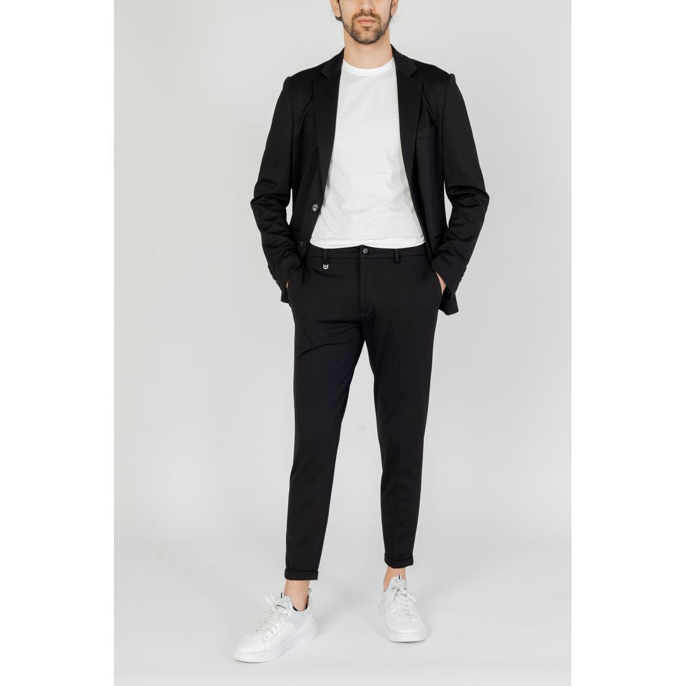 Antony Morato Black Wool Suit for Modern Sophistication