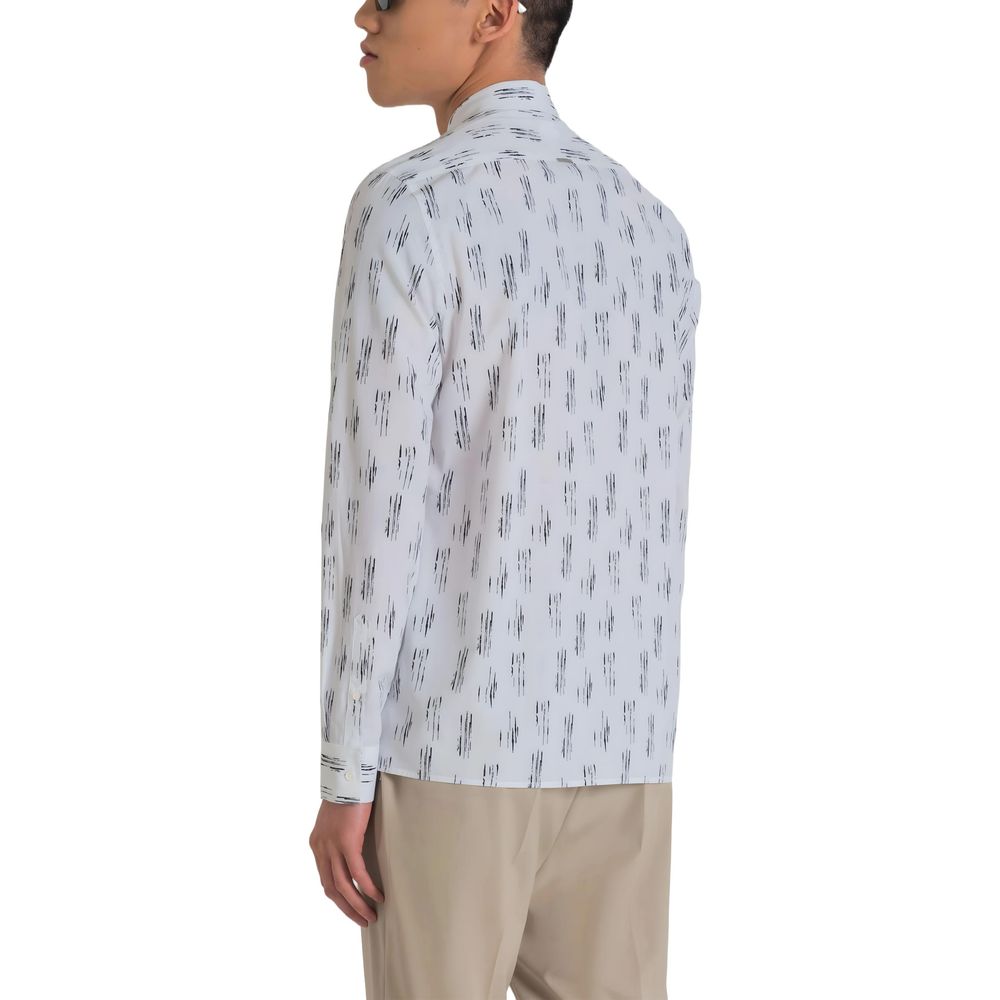 Antony Morato White Viscose Shirt for Effortless Elegance