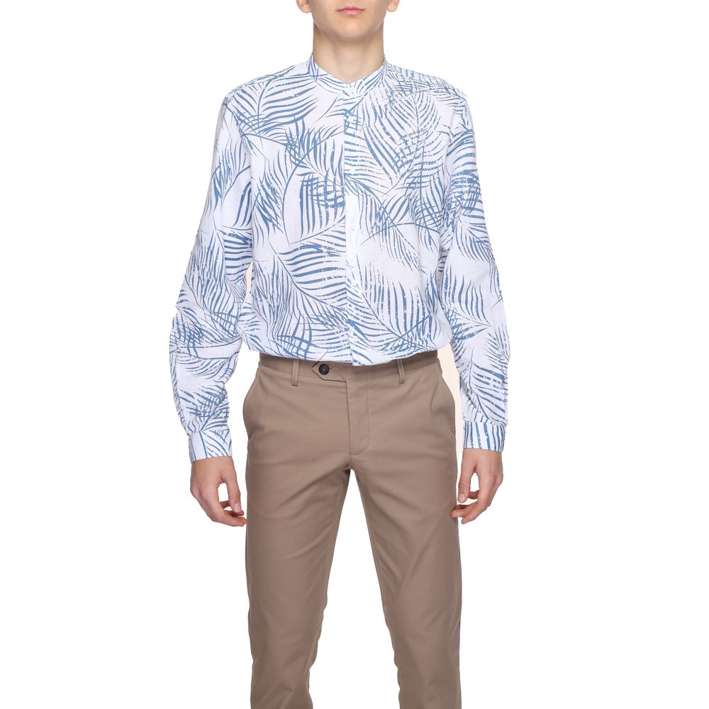 Antony Morato Blue Cotton Shirt for Elevated Style