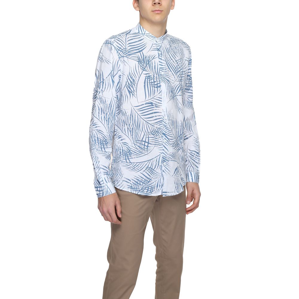 Antony Morato Blue Cotton Shirt for Elevated Style