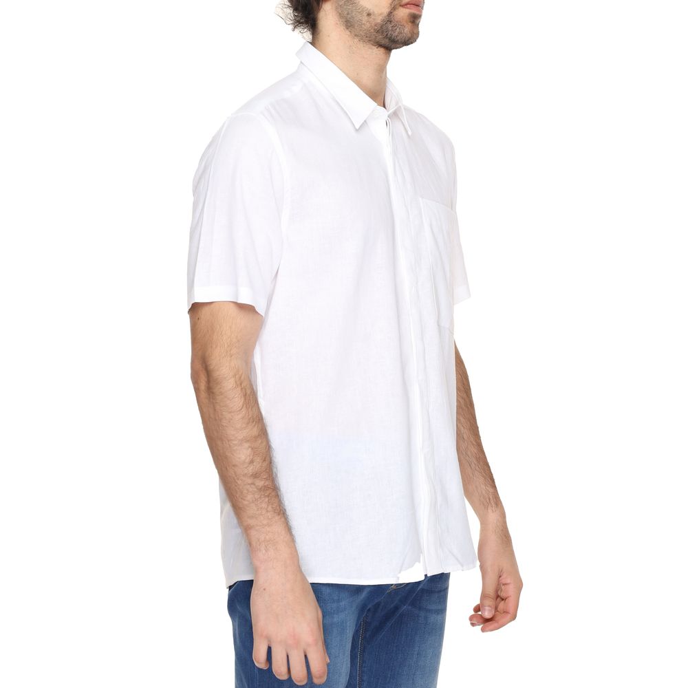 Antony Morato White Linen Shirt for Effortless Elegance