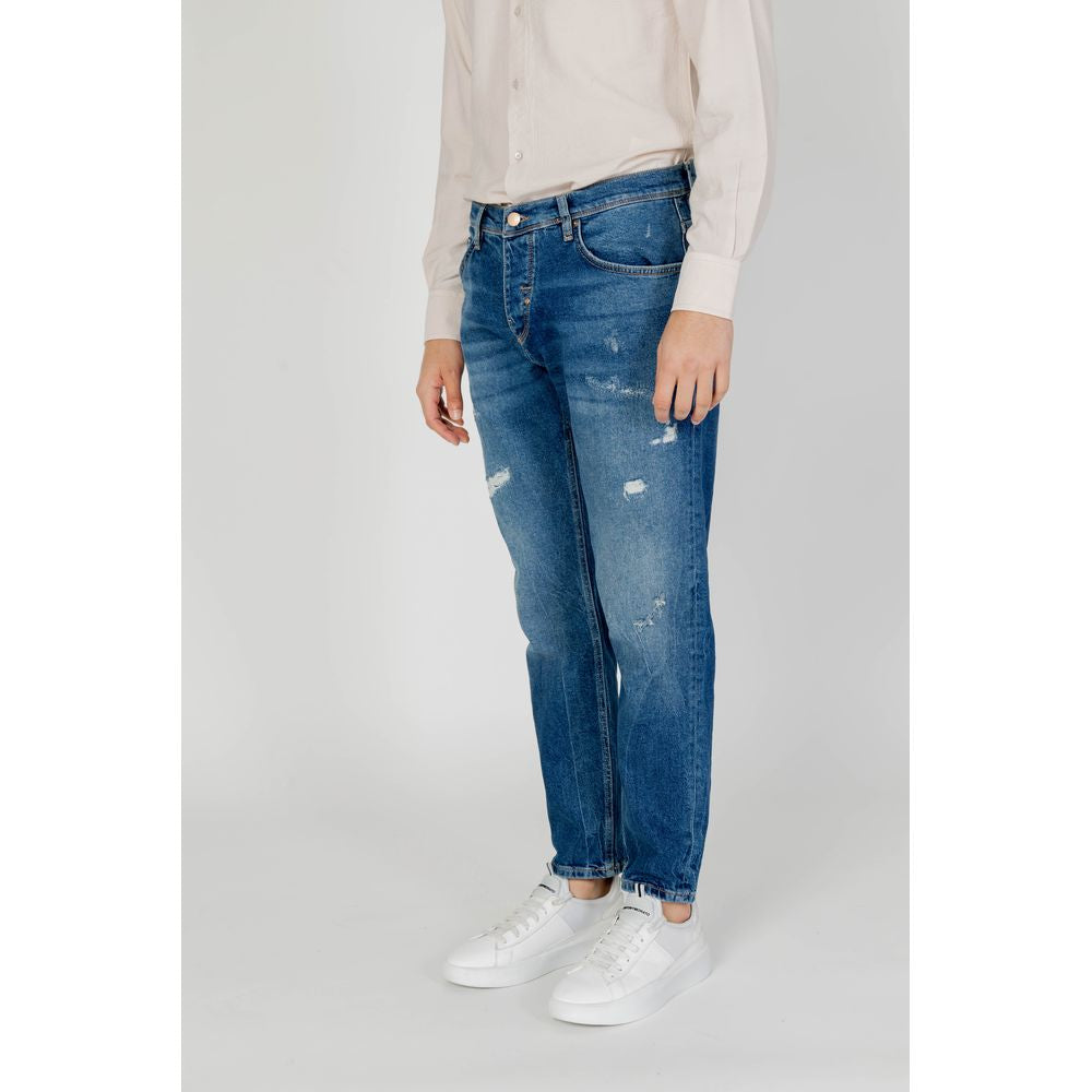 Antony Morato Blue Cotton Jeans for Effortless Elegance