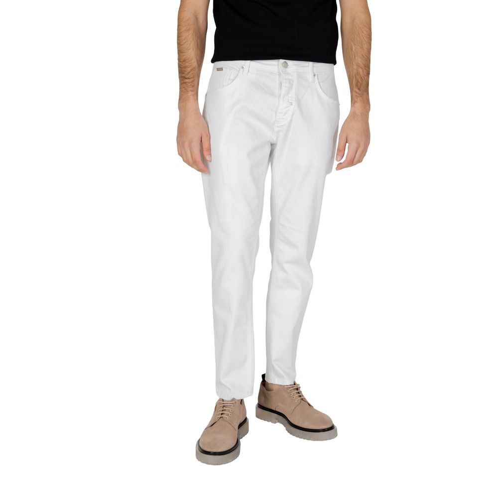 Antony Morato White Cotton Jeans & Pant for Modern Elegance