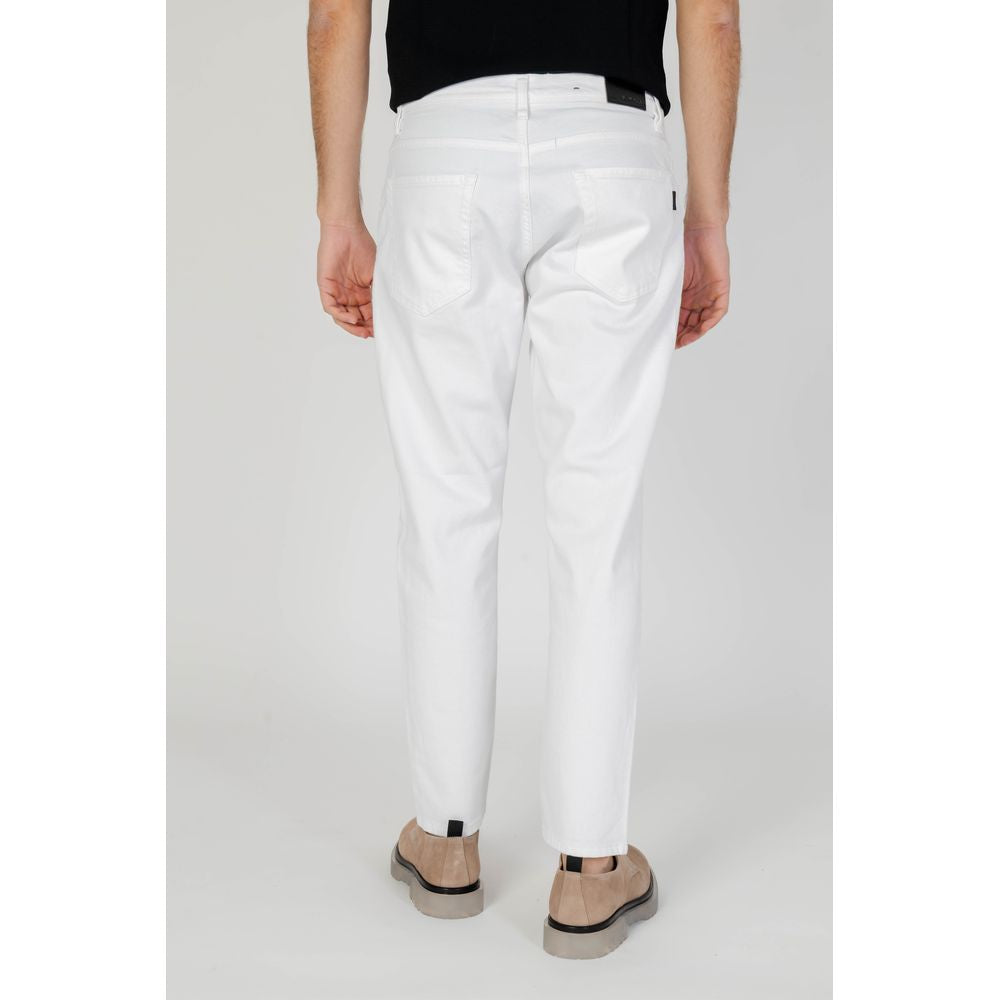 Antony Morato White Cotton Jeans & Pant for Modern Elegance