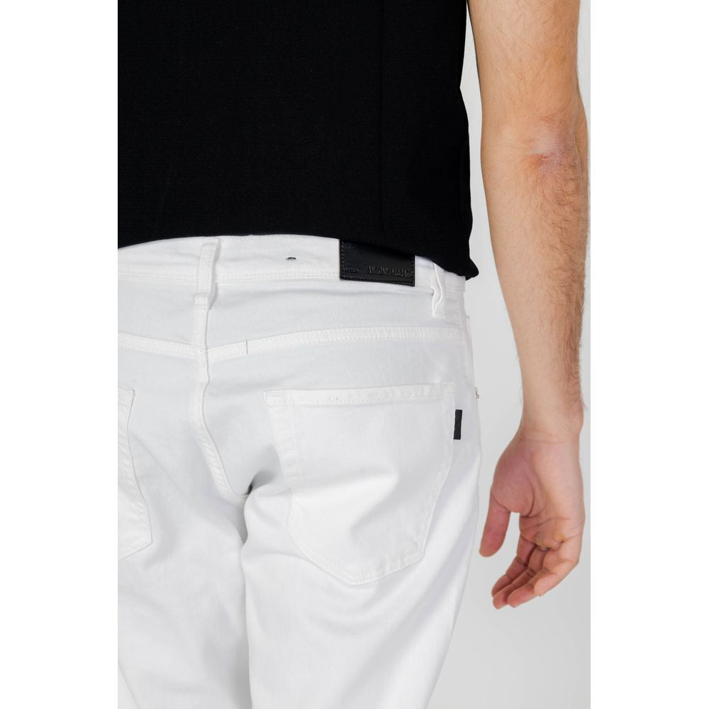 Antony Morato White Cotton Jeans & Pant for Modern Elegance