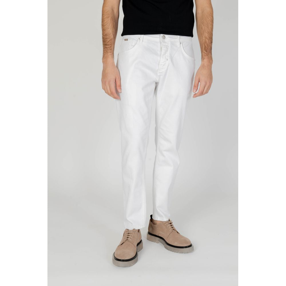 Antony Morato White Cotton Jeans & Pant for Modern Elegance